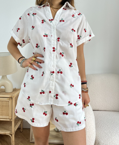 Wholesaler Graciela Paris - Shirt with cherry print