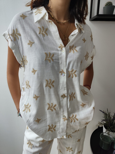 Mayorista Graciela Paris - Camisa bordada