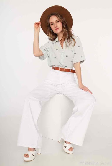 Wholesaler Graciela Paris - Striped cotton shirt.