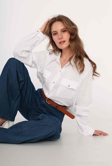 Wholesaler Graciela Paris - Cotton gauze shirt.
