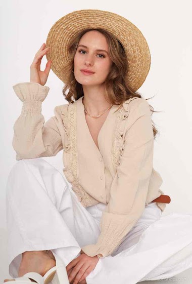 Großhändler Graciela Paris - Hemd aus Baumwollgaze