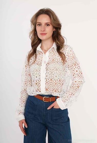 Wholesaler Graciela Paris - Fully embroidered shirt