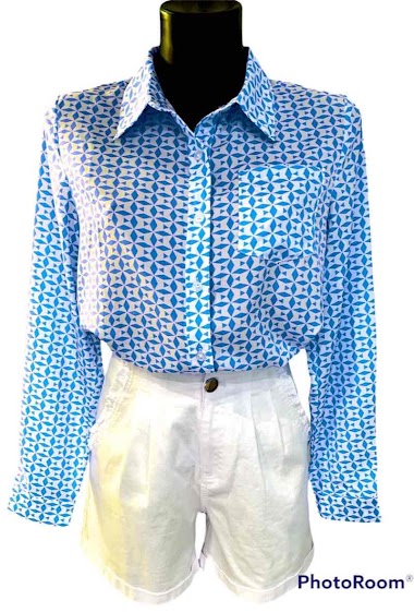 Wholesaler Graciela Paris - Geometric fluid blouses