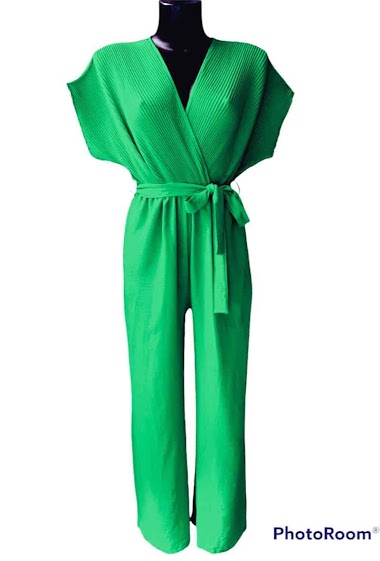 Mayorista Graciela Paris - Fluid jumpsuit. pleated at the top and 2 real pockets