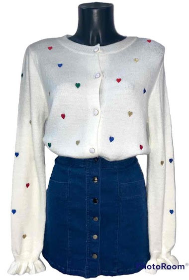 Wholesaler Graciela Paris - Multicolored heart vest