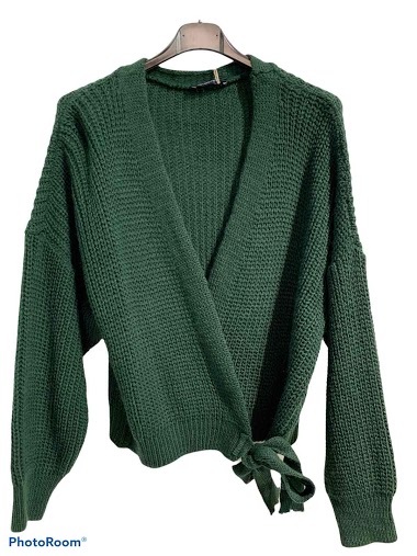 Großhändler Graciela Paris - Chunky knit wrap cardigan