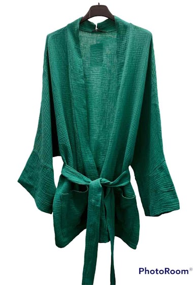 Großhändler Graciela Paris - Cotton gauze kimono cardigan
