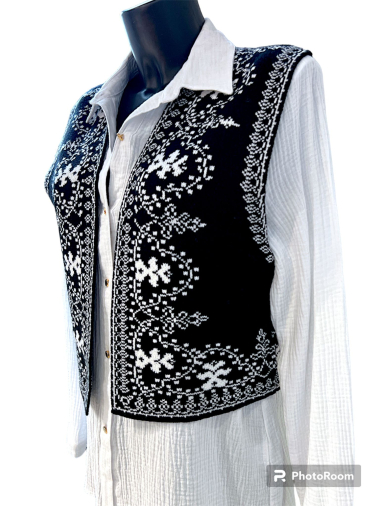 Wholesaler Graciela Paris - Patterned sleeveless vest
