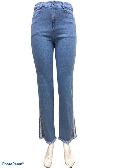 Großhändler Graciela Paris - Flared jeans with side stripes