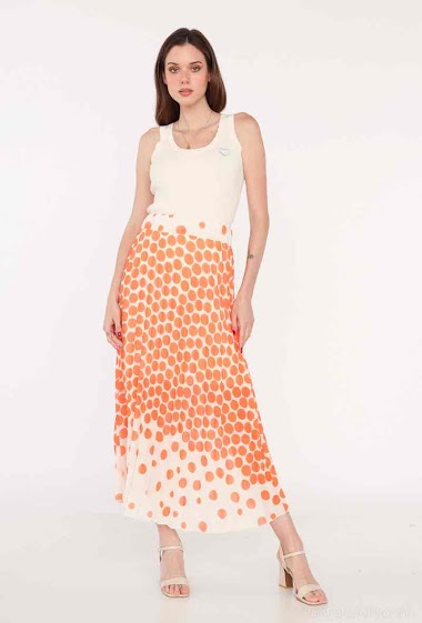 Wholesaler Graciela Paris - Long polka dot skirt