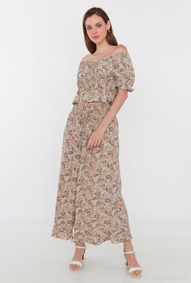 Großhändler Graciela Paris - Long floral skirt
