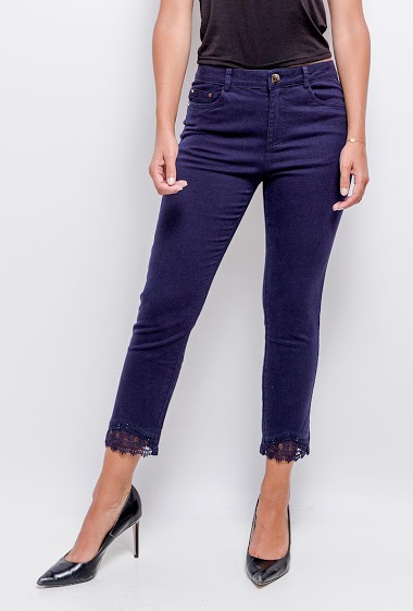 Wholesaler Graciela Paris - Pants with lace border