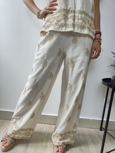 Wholesaler Graciela Paris - Embroidered pants