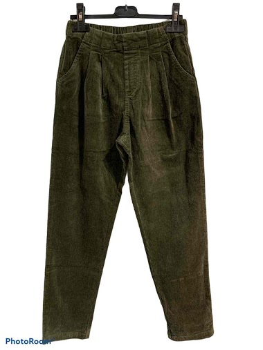 Wholesaler Graciela Paris - Corduroy pants, carrot fit