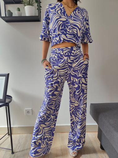 Wholesaler Graciela Paris - Flowy printed pants