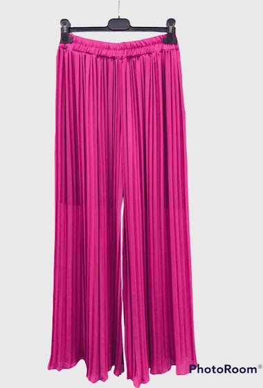 Wholesaler Graciela Paris - Pleated pants. wide. straight and fluid