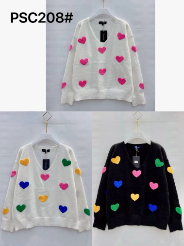 Wholesaler Graciela Paris - Heart sweater