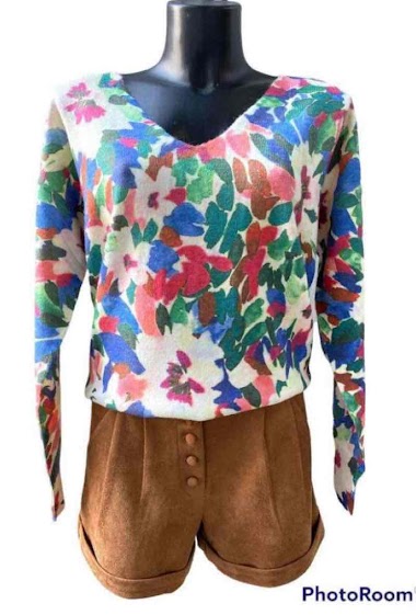 Wholesaler Graciela Paris - Floral sweater