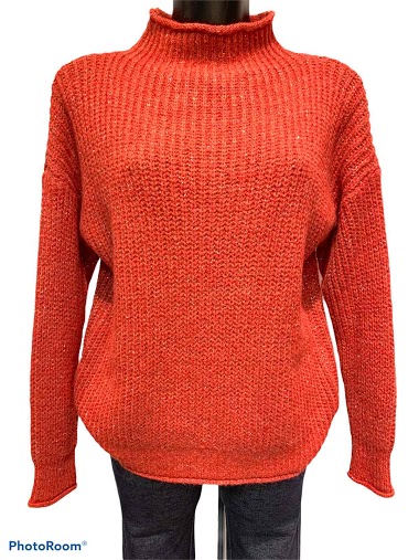 Mayorista Graciela Paris - Chunky knit turtleneck sweater