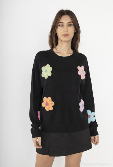 Wholesaler Graciela Paris - Flower print sweater