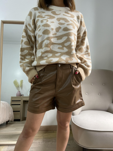 Großhändler Graciela Paris - Pullover mit Leopardenmuster