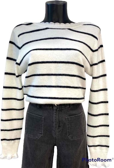 Wholesaler Graciela Paris - Light striped sweater
