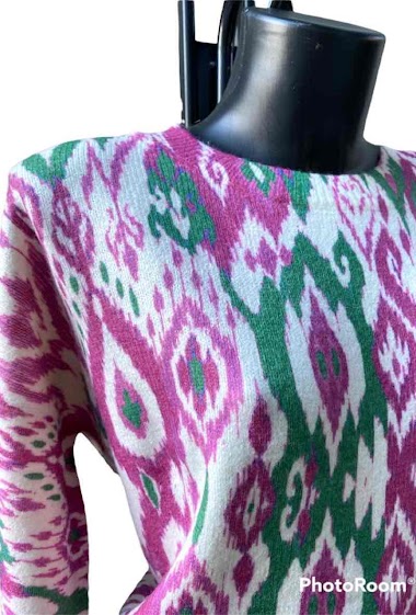 Wholesaler Graciela Paris - Geometric pattern sweater