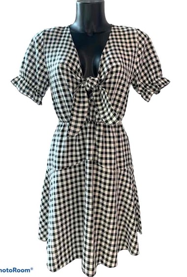 Wholesaler Graciela Paris - Short gingham dress