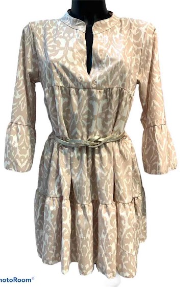 Wholesaler Graciela Paris - Printed loose short dress
