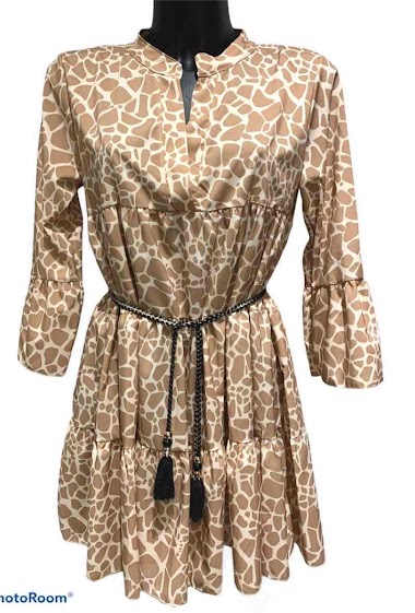 Wholesaler Graciela Paris - Printed loose short dress