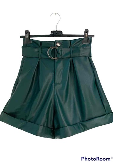 Großhändler Graciela Paris - Faux leather shorts