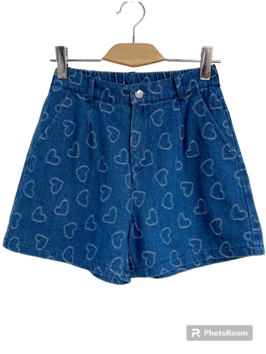 Wholesaler Graciela Paris - Heart print shorts