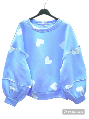 Wholesaler Graciela Paris - Heart pattern sweatshirt