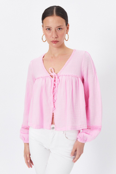 Wholesaler GUAS Collection - Bow blouse