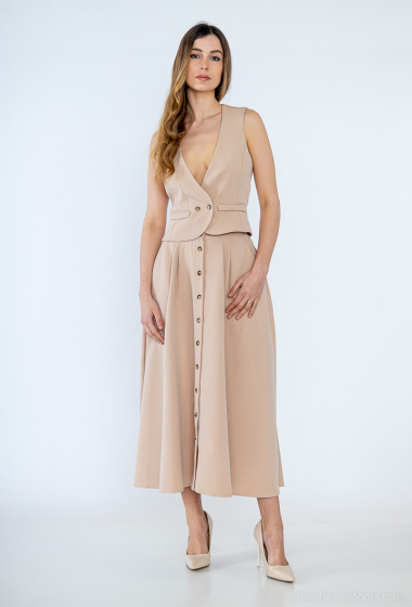 Wholesaler GUAS Collection - Vest Skirt Set