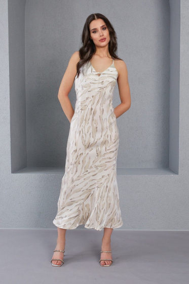 Großhändler GUAS Collection - Kleid mit Zebramuster
