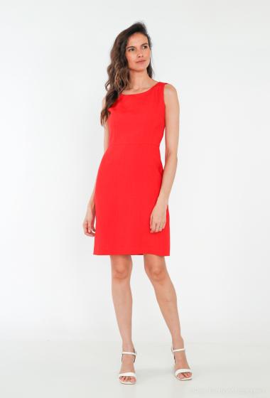 Wholesaler GUAS Collection - Straight linen dress