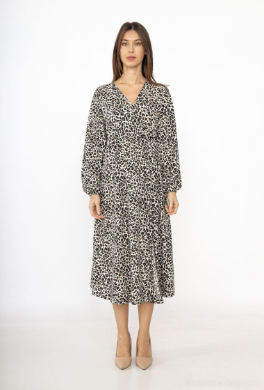 Wholesaler GUAS Collection - Leopard midi dress
