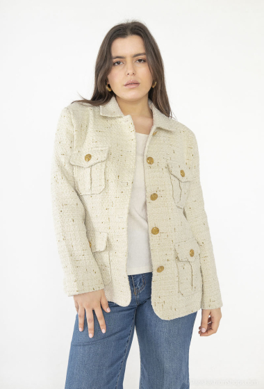 Wholesaler H.F - Plus size tweed jacket