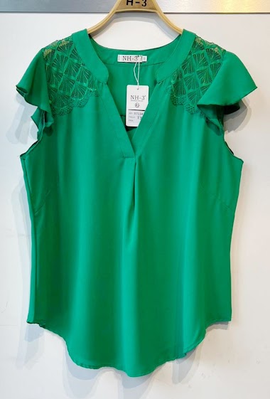 Wholesaler H3 - Lace blouse large size