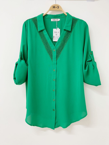 Wholesaler H3 - plus size lace shirt
