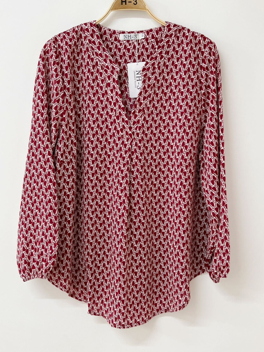 Wholesaler H3 - plus size fancy pattern shirt