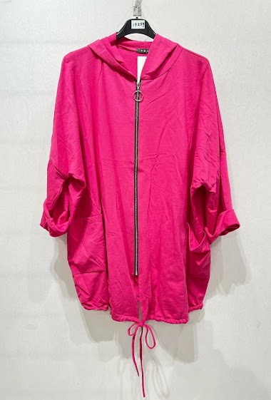 Großhändler H3 - Oversize-hoodie mit zipper