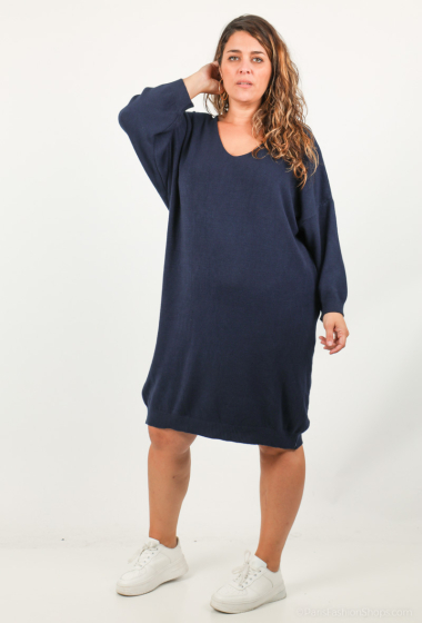 Grossiste H3 - robe pull grande taille