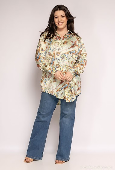 Grossiste HANAYAKA - chemise imprimé paisley
