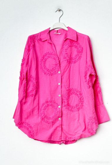 Wholesaler Happy Look - Circle detail blouse