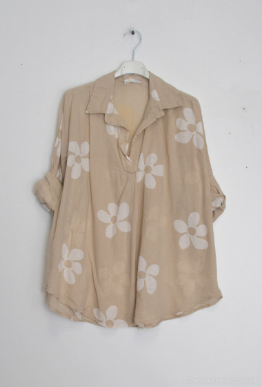 Wholesaler Happy Look - Printed cotton blouse