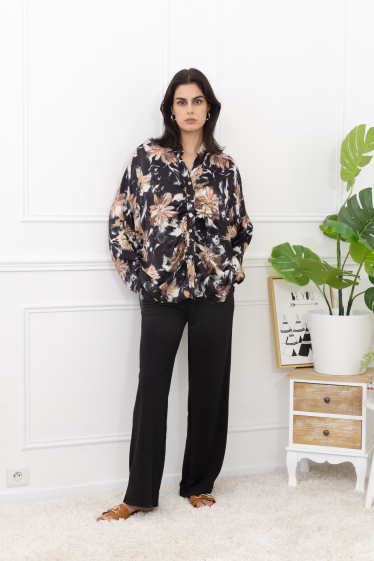 Wholesaler Happy Look - Printed silk blouse