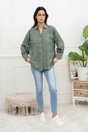 Wholesaler Happy Look - Embroidered shirt