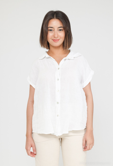Wholesaler Happy Look - Loose linen shirt